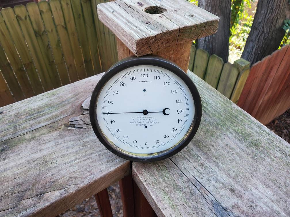 MIT009 Premium Brass Wall Hygrometer and Thermometer