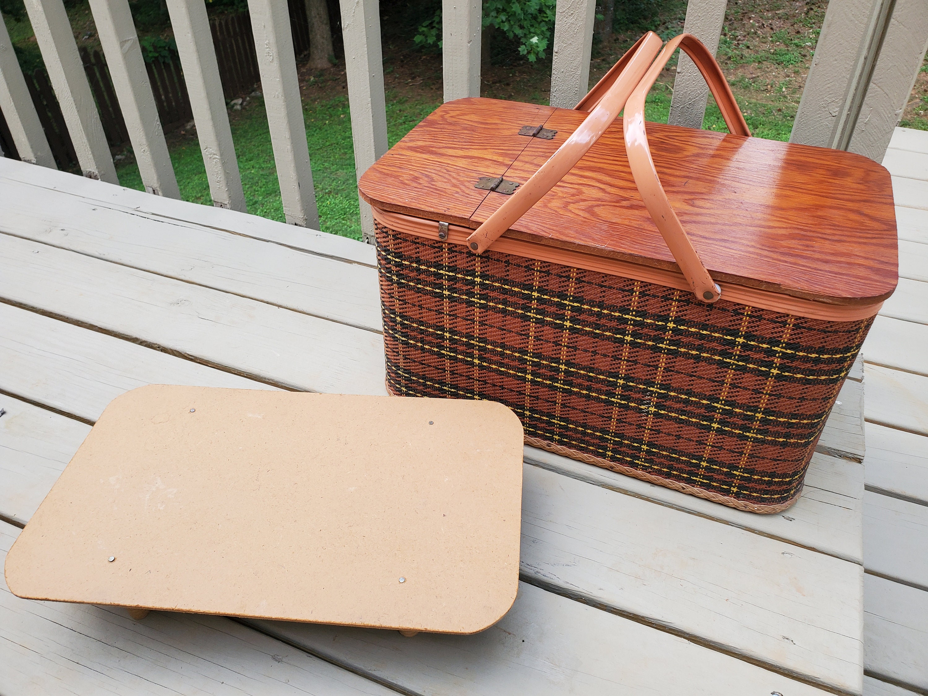 ビンテージ Redmonピクニック バスケット REDMON” Vintage Picnic Basket ビンテージ ピクニック