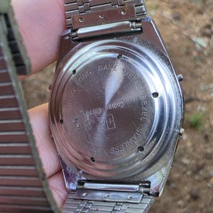 Vintage 1980s Compu Chron Digital Watch Time Date Watch zdjęcie 8