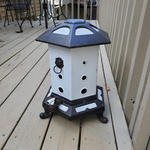 Antique Schneider trenkamp Heater Porcelain Heater
