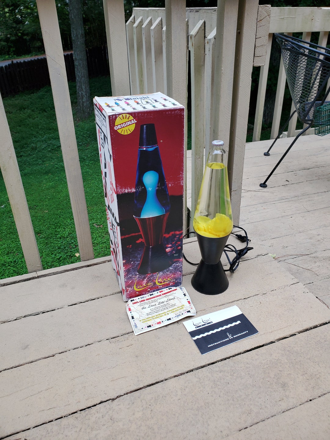 Vintage Lava Lite Midnight Series Lava Lamp Yellow Lava Lamp Etsy