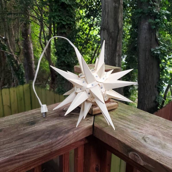 Vintage Mid Century Starburst Light Fixture