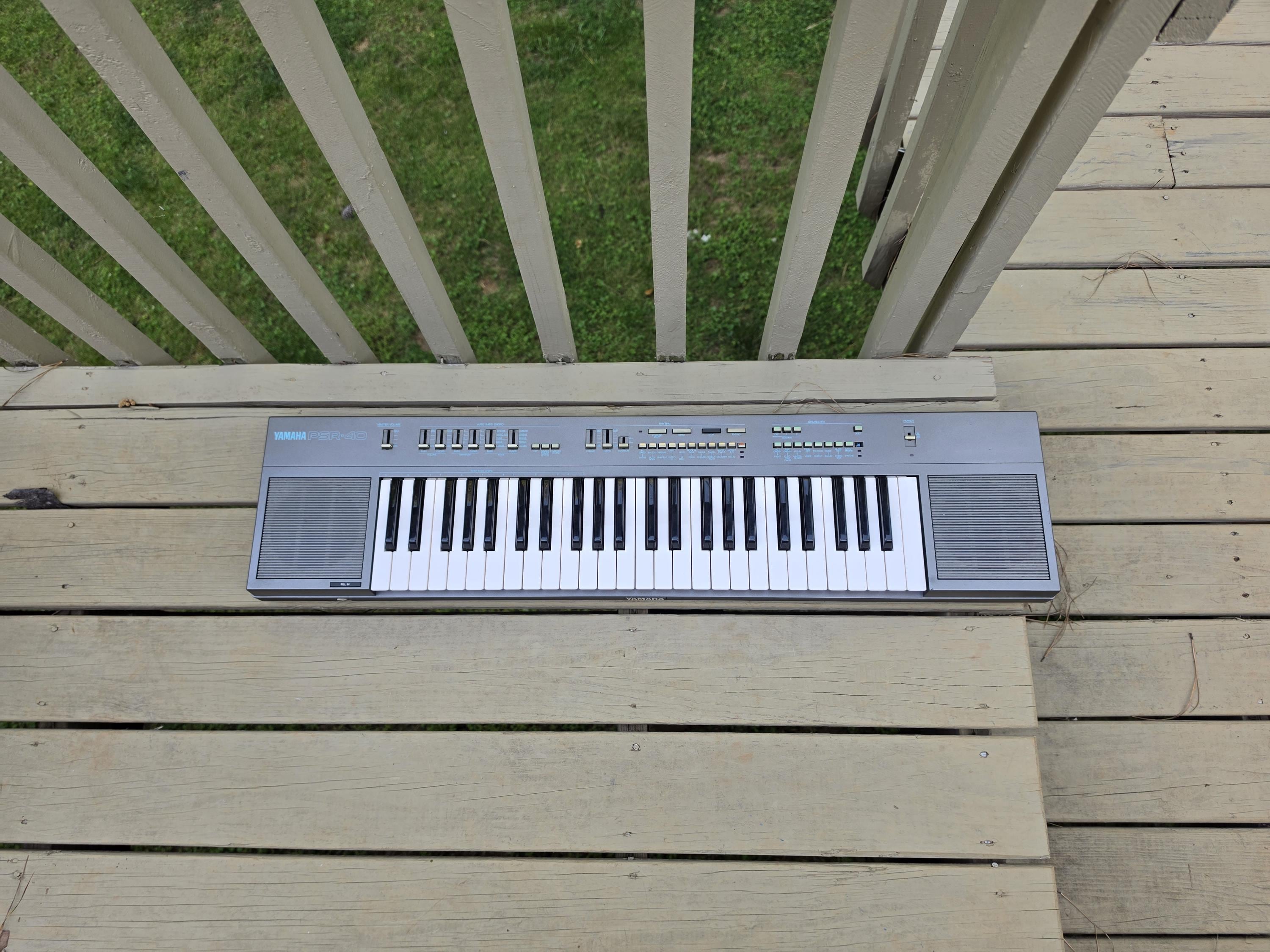 Vintage 1980s Yamaha PSR-40 Electric Keyboard - Etsy