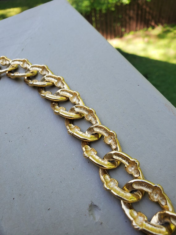 Vintage Gold Chunky Chain Necklace main image 1