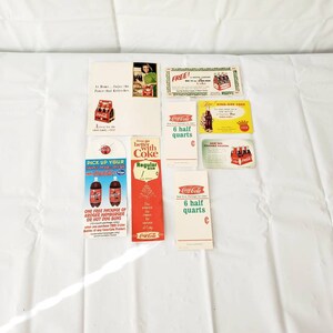 Vintage Coke Coca-Cola Advertising Coupon Lot