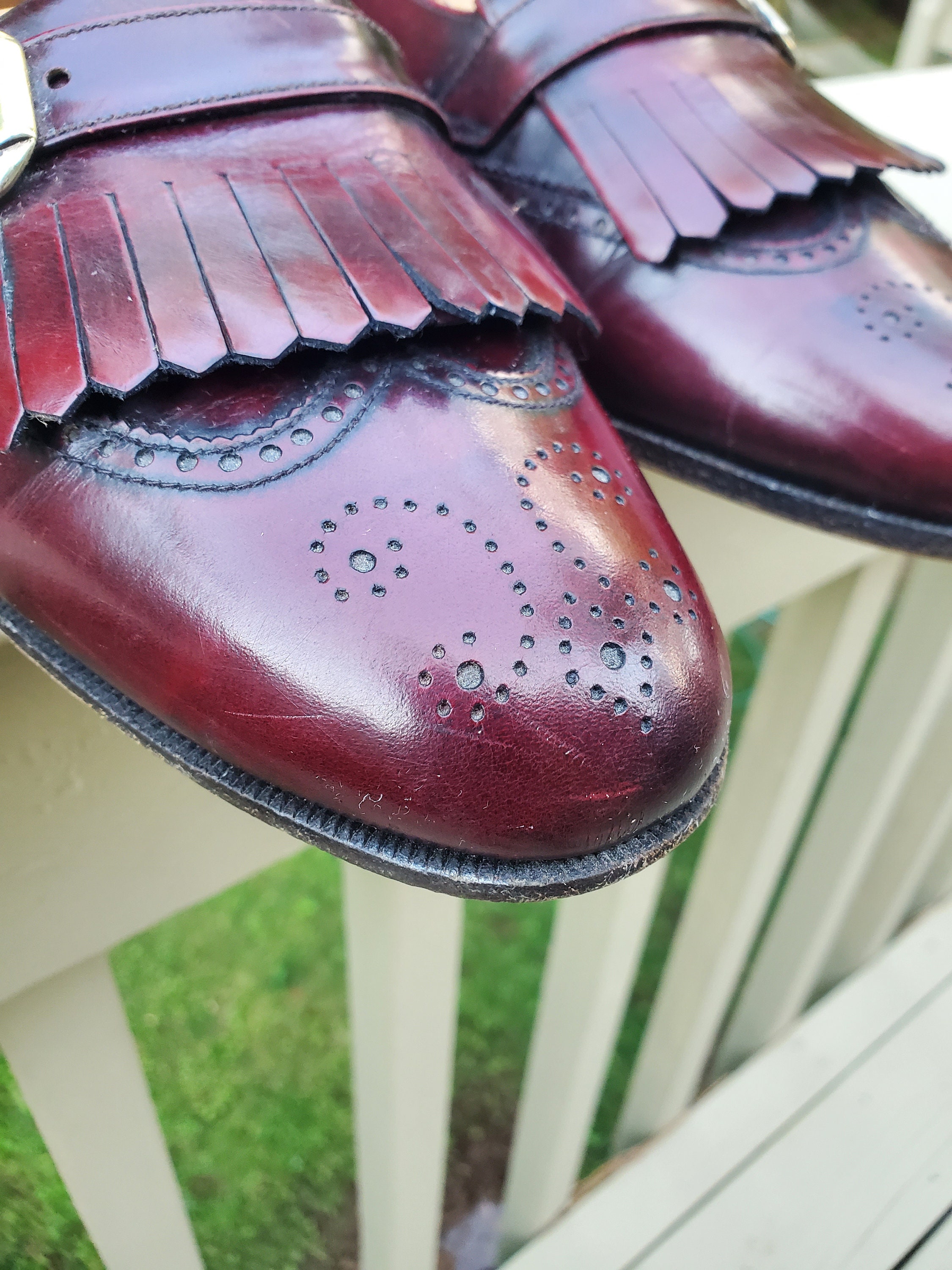 Vintage Italian Bally Leather Men display picture 1