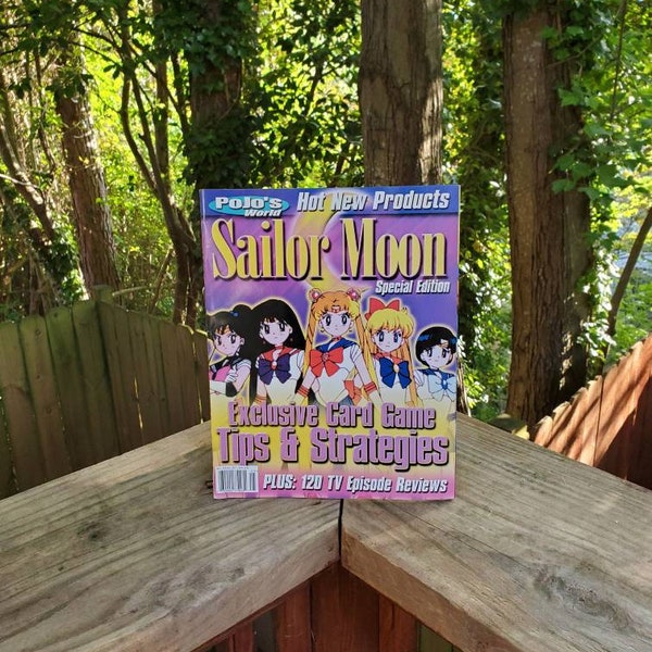 Vintage Pojo's World Sailor Moon Exclusive Card Game Strategies Magazine