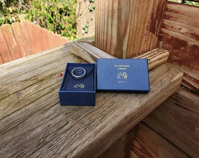 Vintage John Lennon Jewelry Collection Imagine Ring Sterling Silver Etsy