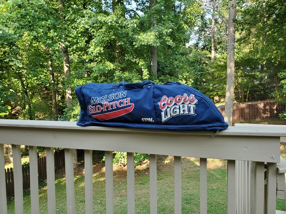 Vintage Slo Pitch National Baseball Bag Coors Light Molson Slo Pitch Bag