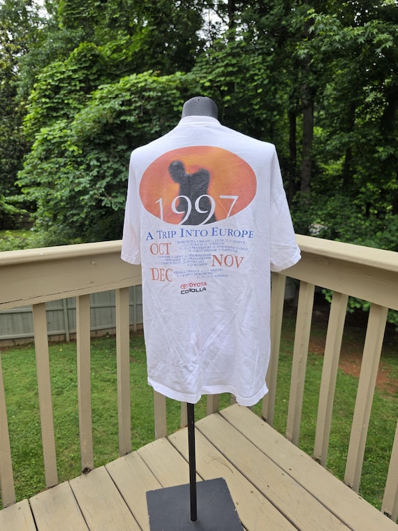 Vintage 1997 Phil Collins Dance Into The Light Europe Tour Shirt