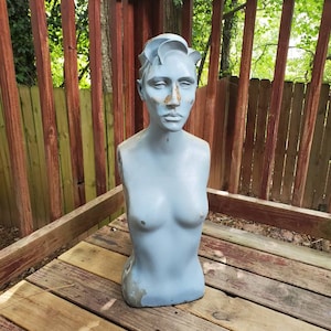 Vintage Art Deco Mannequin Bust Store Display