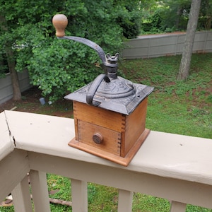 Vintage Cast Iron Coffee  Grinder