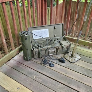 Vintage US Military Army Mine Detecting Set Mine Detector B image 1