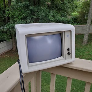 Vintage IBM 5151 Monochrome Computer Monitor Screen