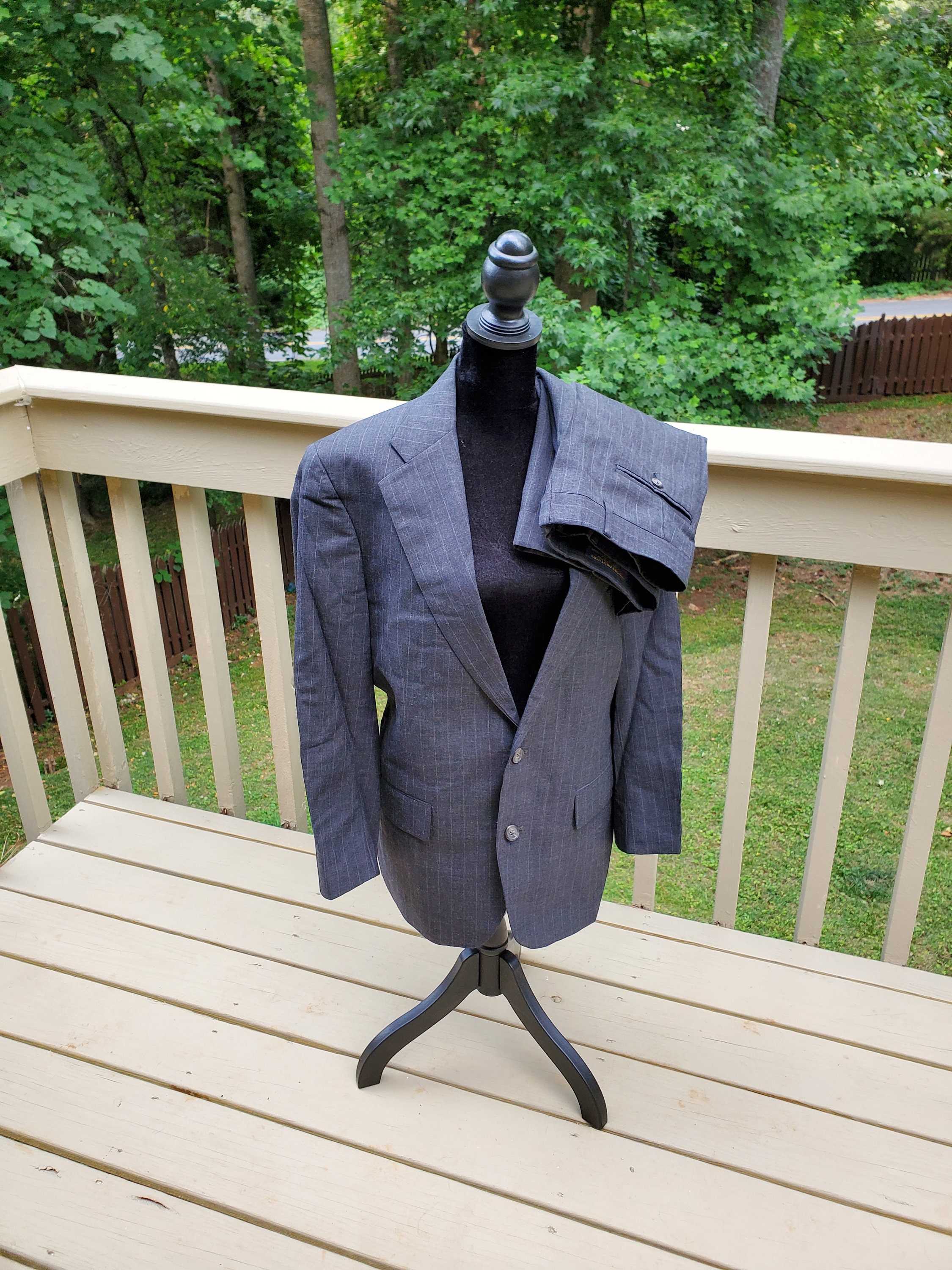 Vintage Brooks Brothers Wool Pin Stripped Suit Set