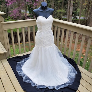 priscilla scalloped lace boat neck mermaid dress priscilla scalloped lace boat neck mermaid dress Alexis  A & M Enterprises  Bridal