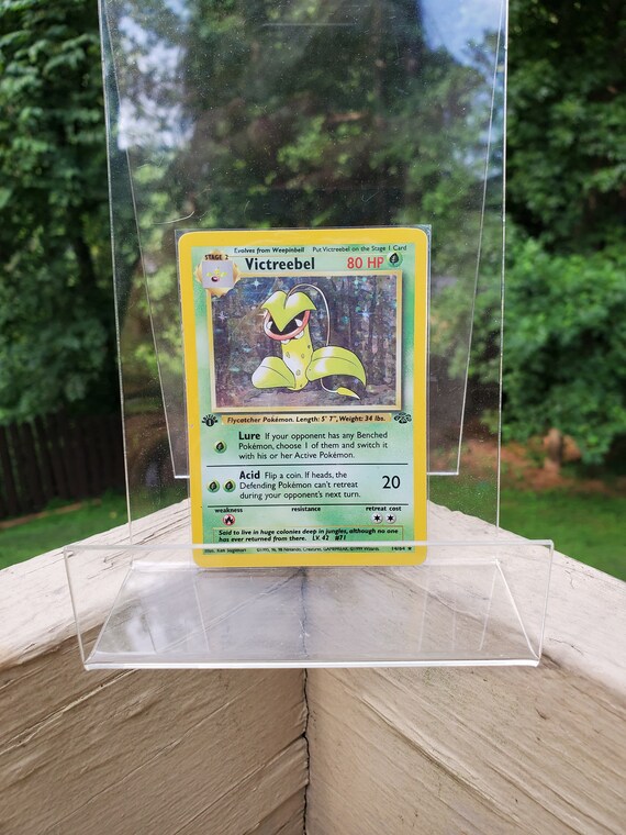 pokemon card victreebel Vintage Pokemon 1st Edition Victreebel Holographic Card 14/64