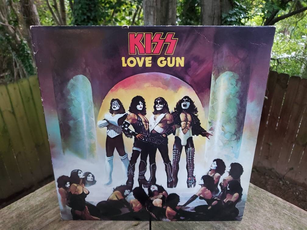 【ジャンク品】キッス ラブ・ガン レコード 帯付き ラブガン模型+BANG！付き Yahoo!オークション -「kiss love gun」の落札相場・落札価格