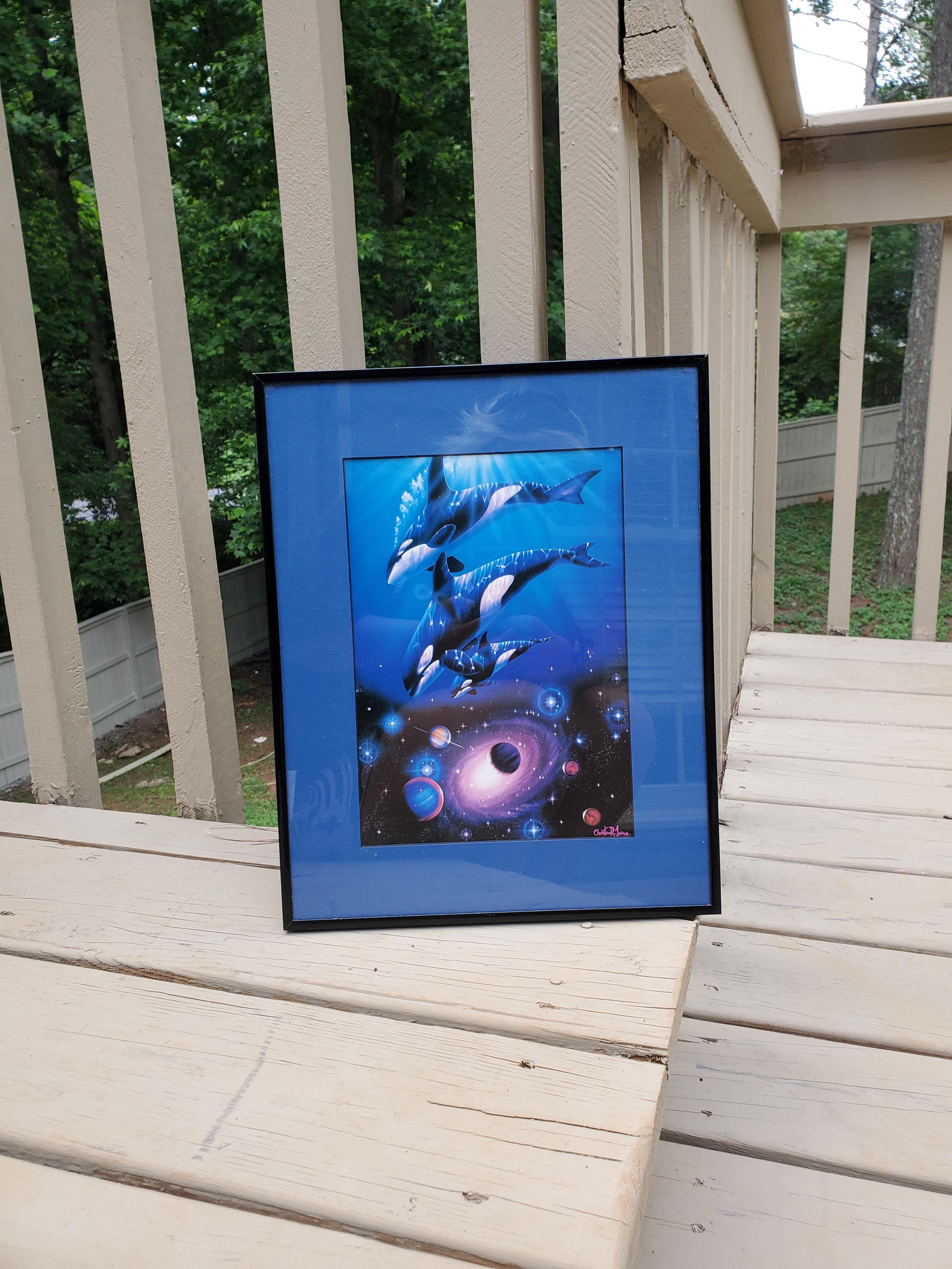 Vintage Christian Riese Lassen Children of the Stars Print Poster