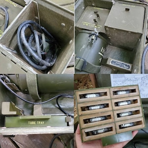 Vintage US Military Army Mine Detecting Set Mine Detector B image 8