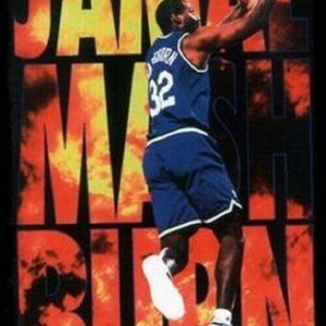 Vintage 1994 NBA Monster Mash Jamal Mashburn Poster