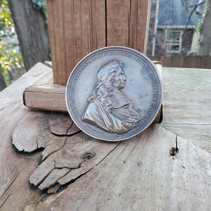 Vintage T Bernard Medal Bronze Coin Jean Paul Bignon Medal