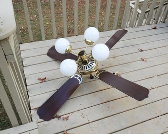 Vintage KDK Ceiling Fan Globe Light Ceiling Fan