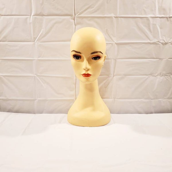 Vintage Mannequin Head Bust Store Display