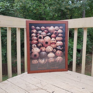 Vintage Robert Rivera Gourd Art Poster