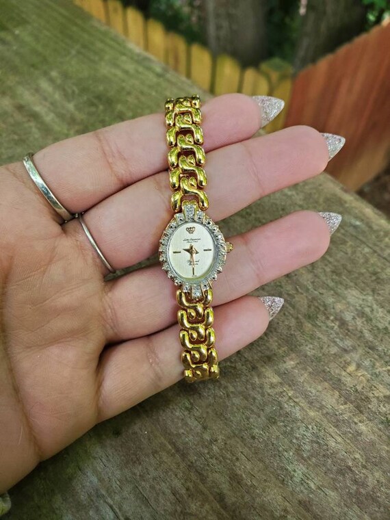 Vintage Jules Jurgensen Diamond Quartz Watch 2035 Etsy