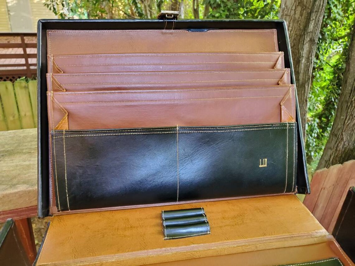 Vintage Dunhill Briefcase Hard Briefcase Luggage Etsy