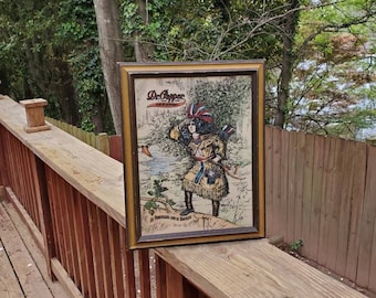 Rare Vintage Dr Pepper Celluloid Master Print Sign