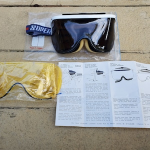 Vintage Loubsol Super 4 Ski Goggles