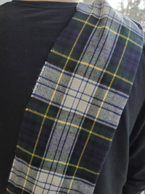 Vintage Christian Dior Plaid Scarf - image 5