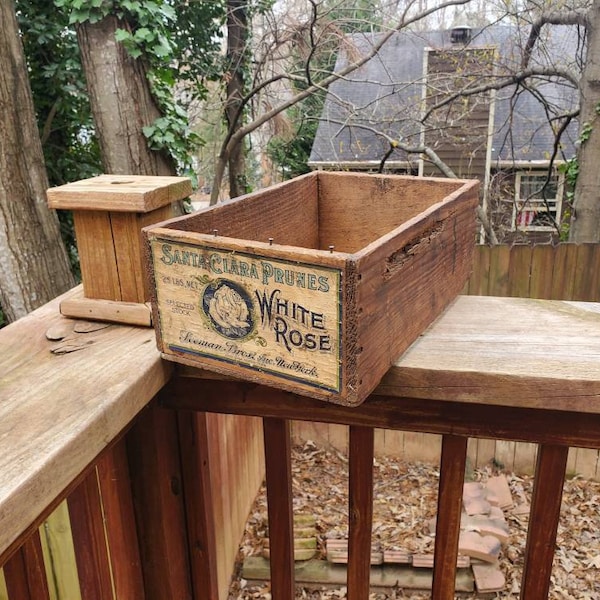 Buy Vintage Fruit Crate Etsy