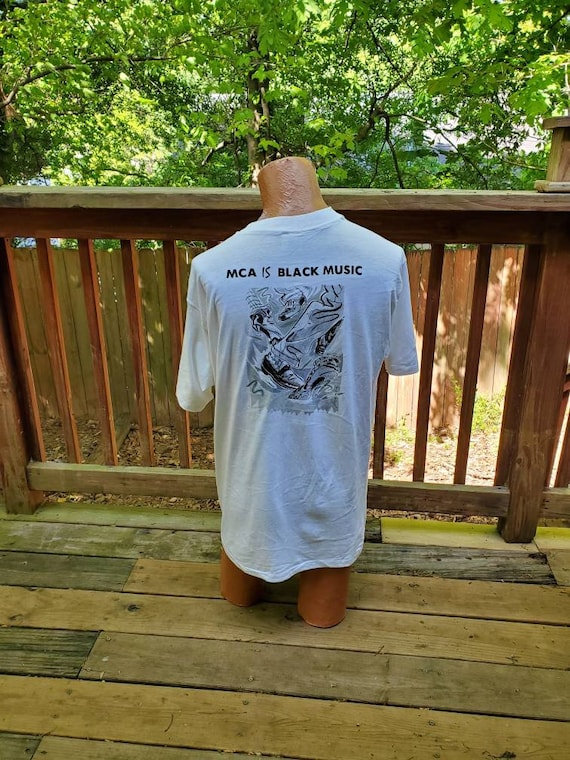 Vintage MCA Records Promotional T-Shirt "MCA Is Black Music" MCA Records Shirt