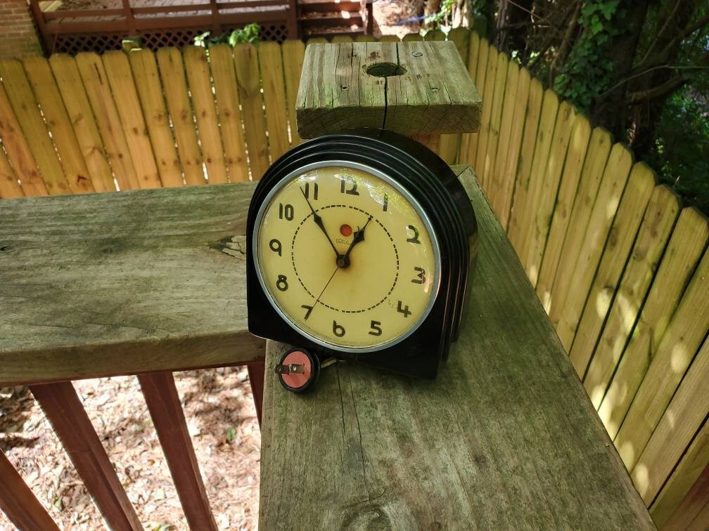 Telechron Strike Clock Etsy