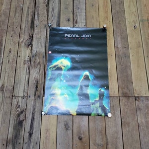 Vintage 2000 Pearl Jam Binaural Promo Poster