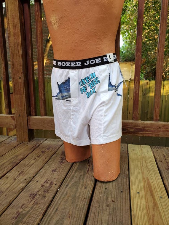 Vintage 1990s Joe Boxer "Catch of The Day" Boxers