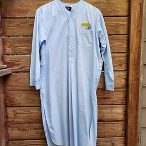 Rare Vintage Breakfast Club Band Promo Shirt Night Gown Pajamas