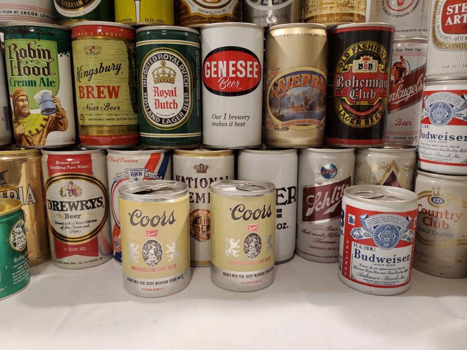 Vintage 60s 70s 80s Beer Can Lot Etsy UK
