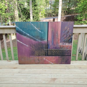 Vintage Lee Reynolds Abstract Painting Art