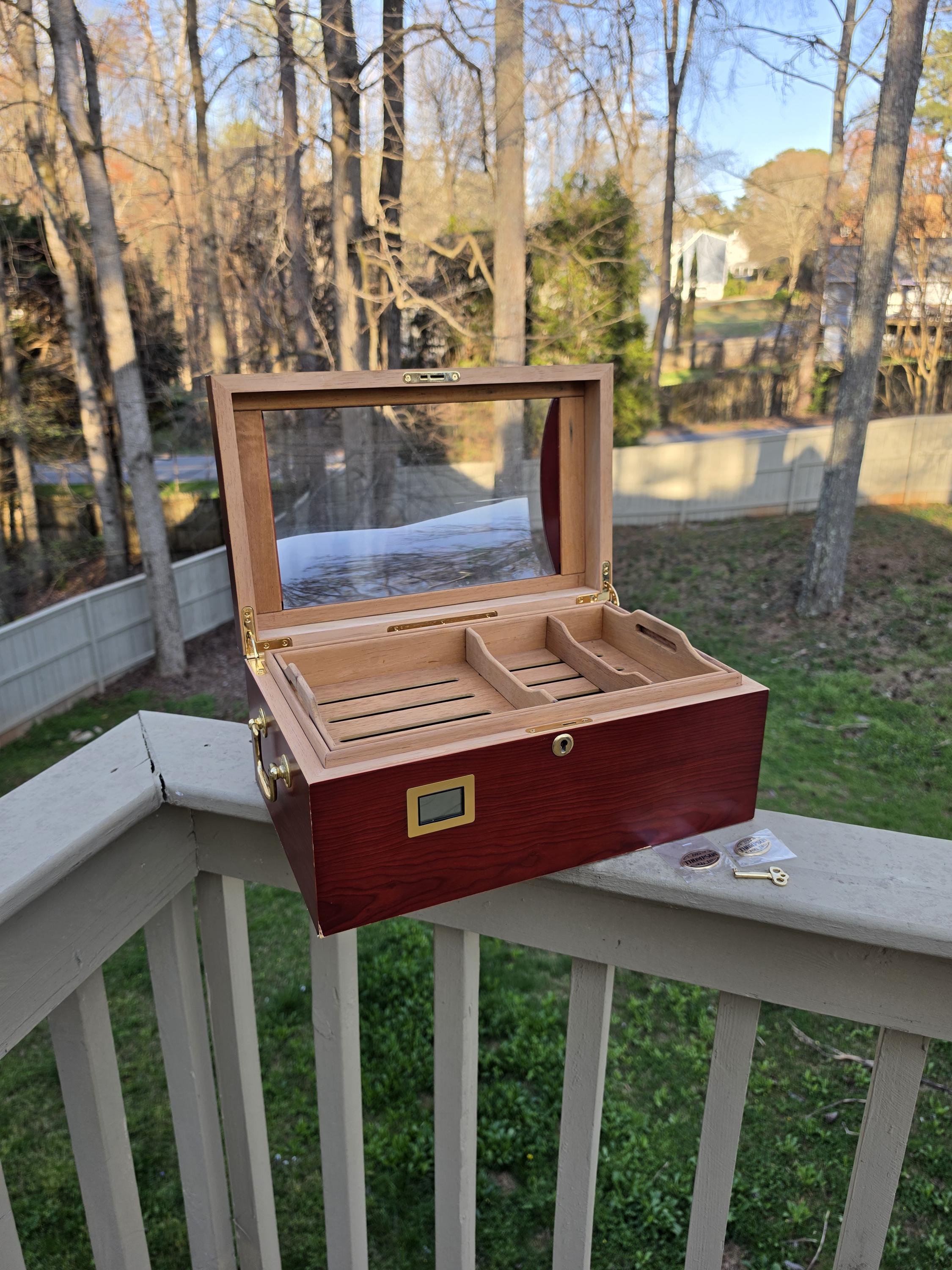 Vintage Thompson & Co 1915 Cigar Humidor Cigar Case With Key - Etsy