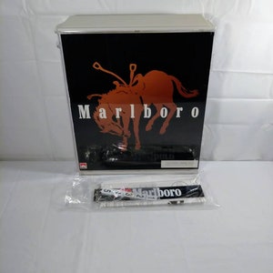 Vintage NOS Philip Morris Marlboro Cigarette Display Case Store Counter Display