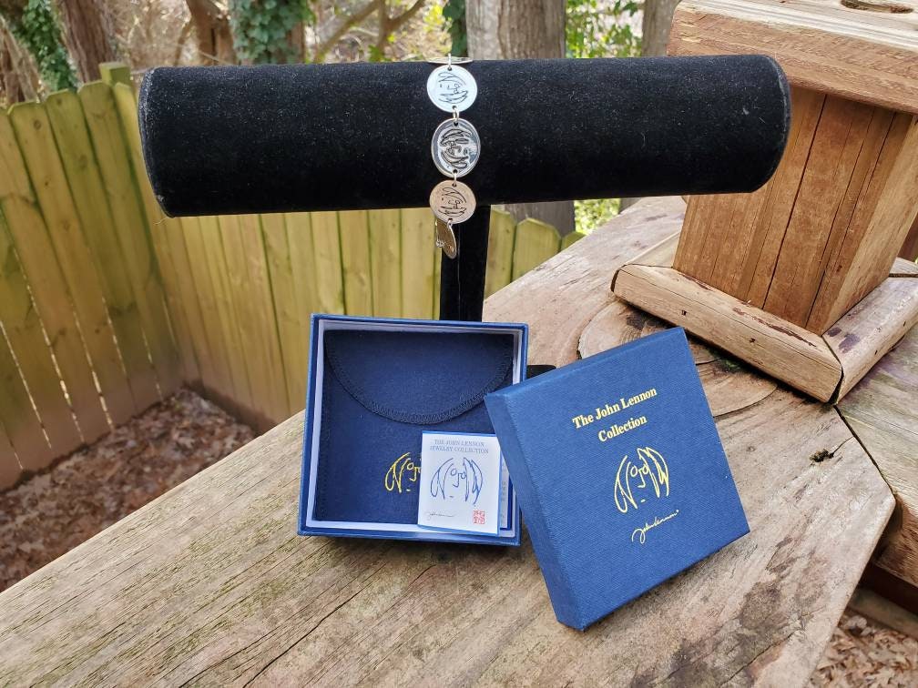 Vintage John Lennon Jewelry Collection Bracelet Sterling Etsy