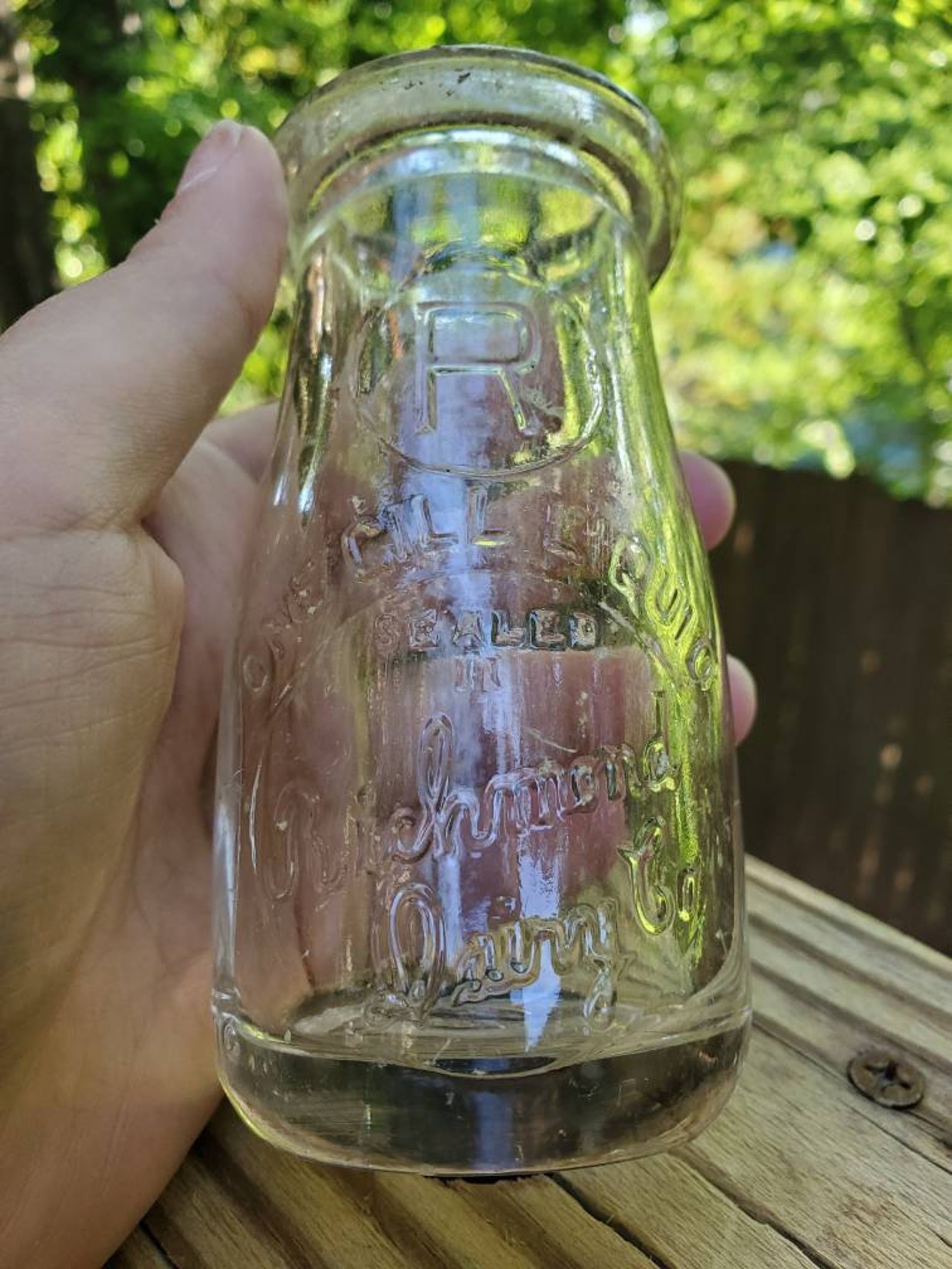Vintage Richmond Dairy Milk Bottle Etsy