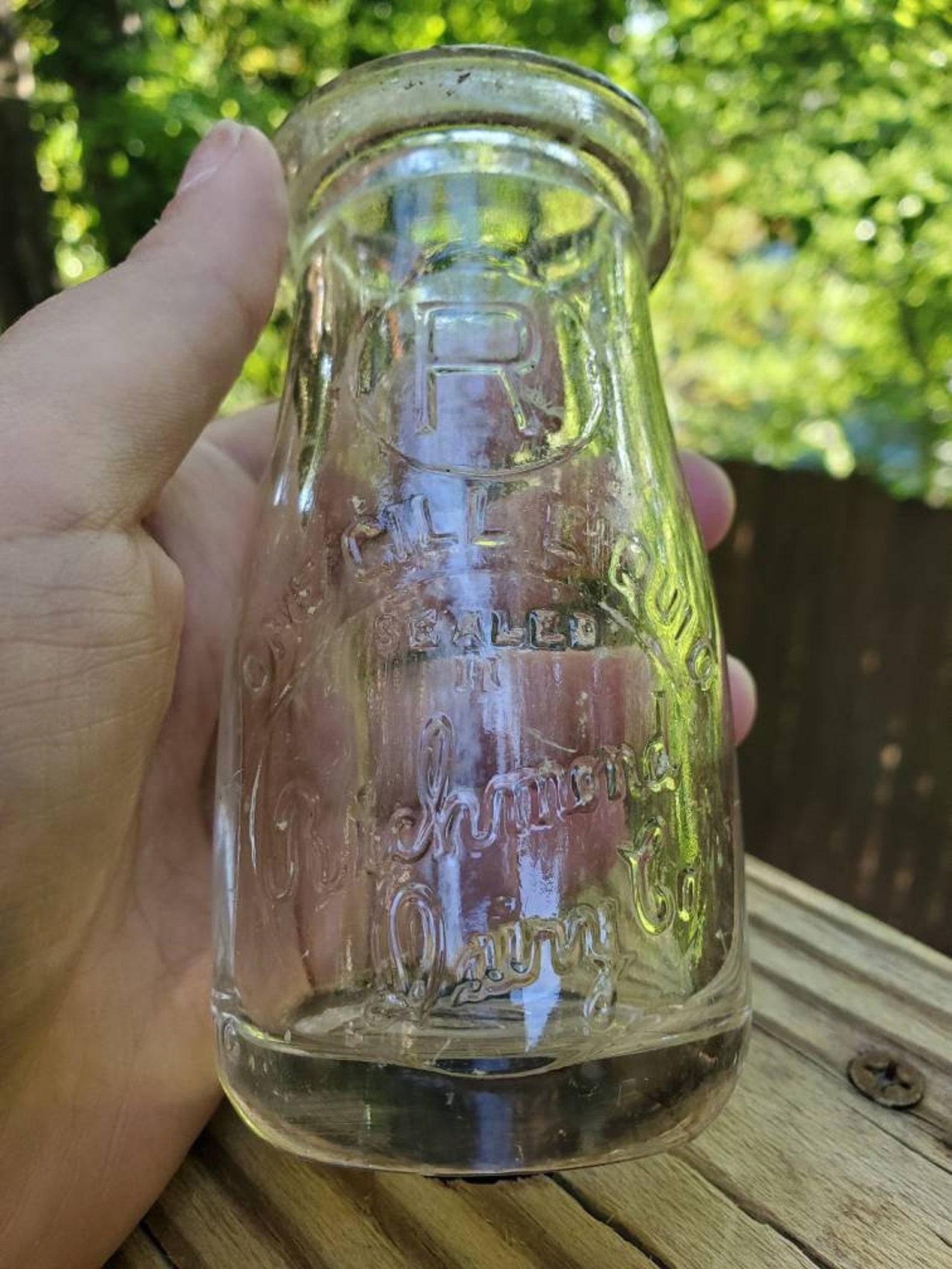 Vintage Richmond Dairy Milk Bottle - Etsy