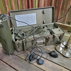 Vintage US Military Army Mine Detecting Set Mine Detector B image 2