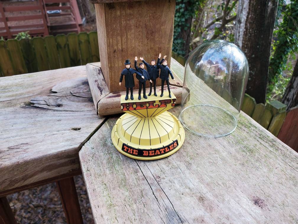 Vintage Franklin Mint the Beatles Help Music Box - Etsy
