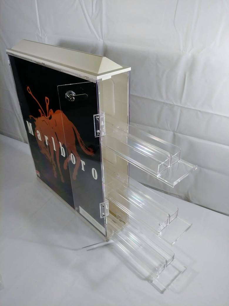 Vintage NOS Philip Morris Marlboro Cigarette Display Case Store Counter  Display
